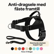 Anti-dragsele med matchande elastiskt koppel