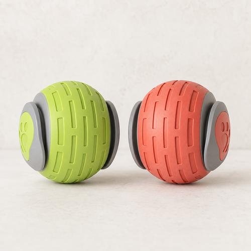 Kattleksak - interaktiv rullboll med USB-laddning